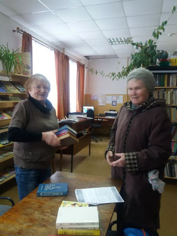 День книгодарения в Волковском КДК